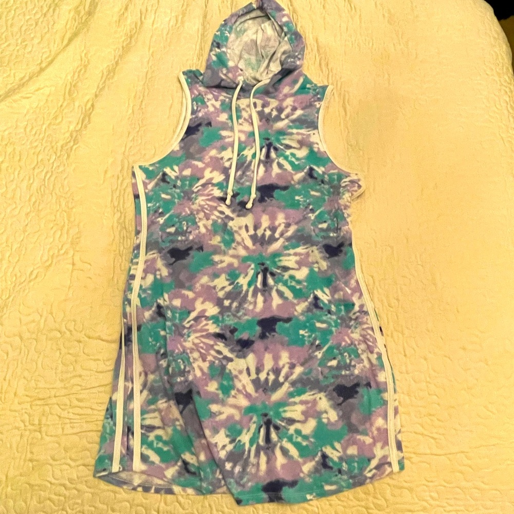 Beach dress coverup hoodie XL